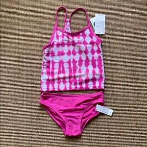 NWT Old Navy pink tie dye swimsuit